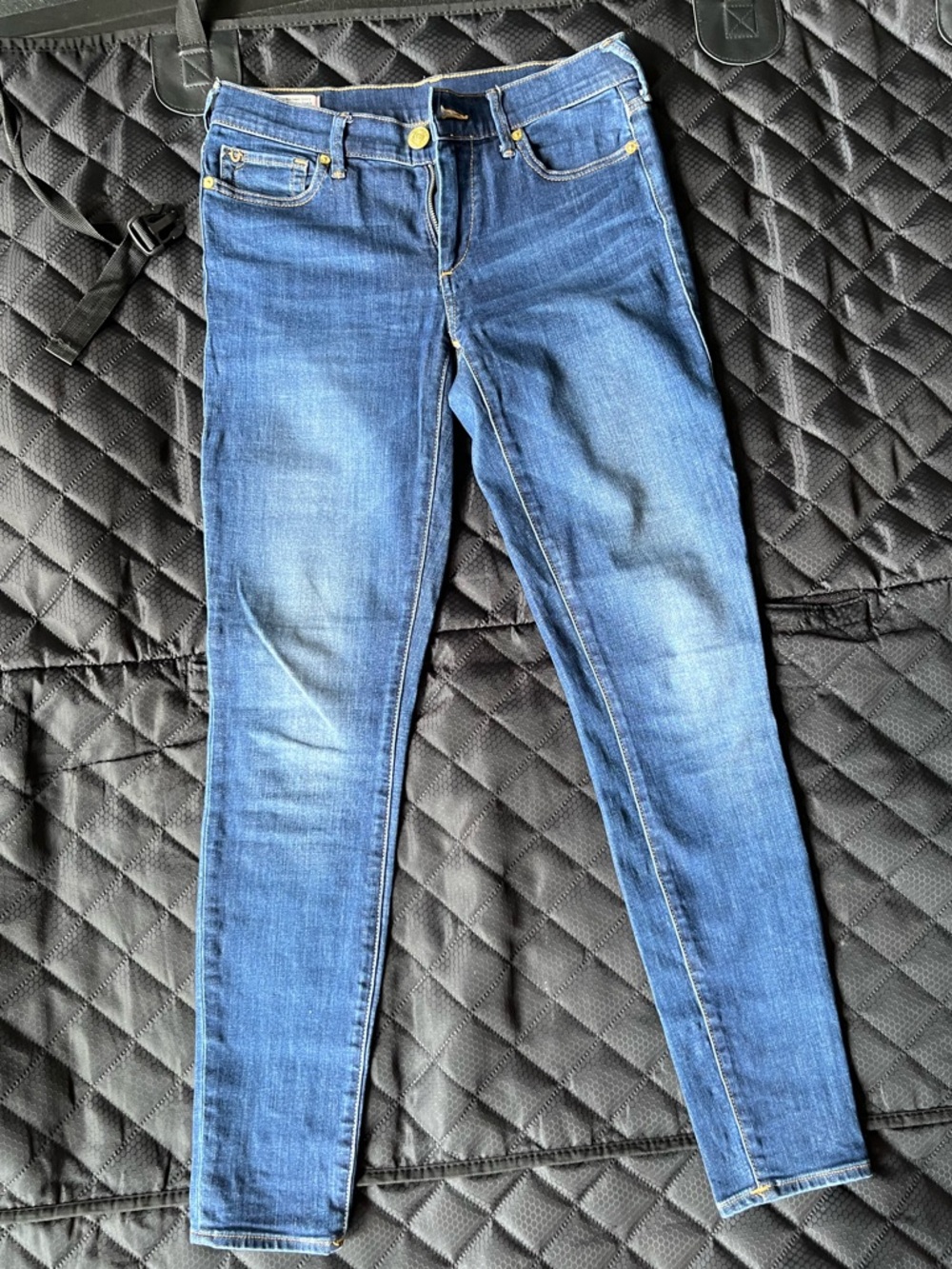 True Religion Women's Dark Blue Skinny Jeans